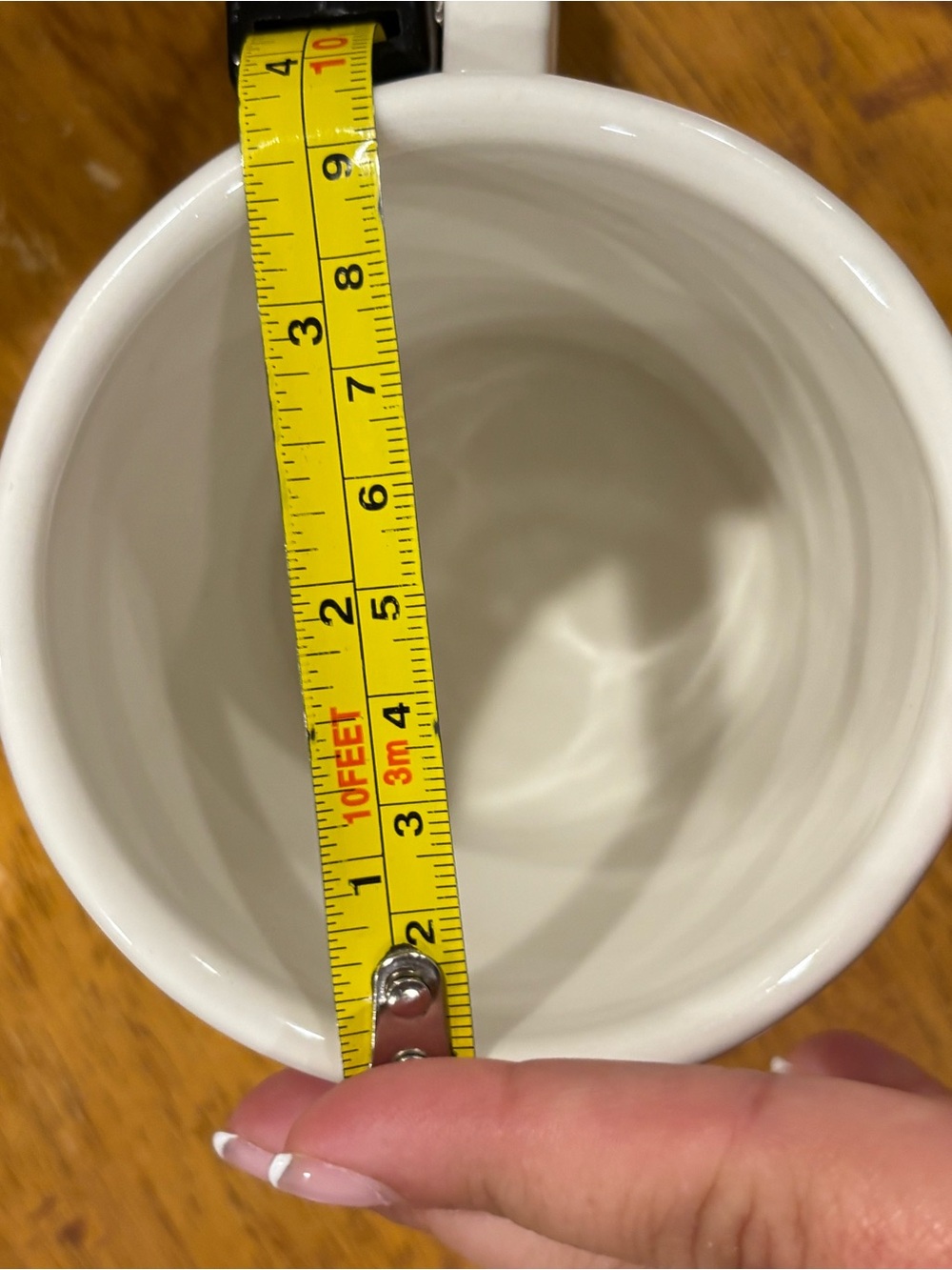 Anthropologie Monogram L Pedestal Mug Black & White Discontinued - Picture 6 of 6